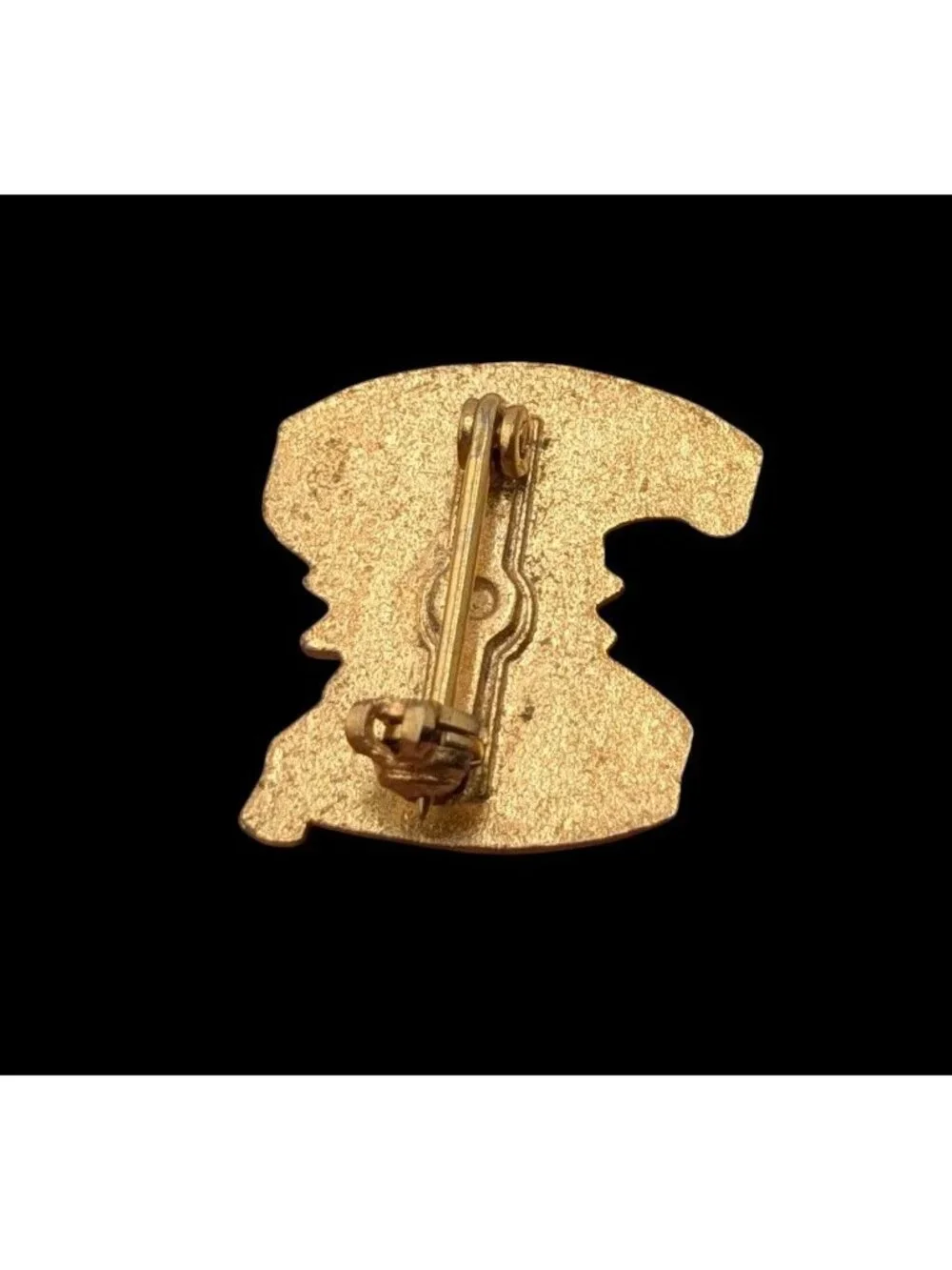 Juliette Low Birthplace Gold Tone Girl Scout Pin 1/2 Inch Vintage Collectible